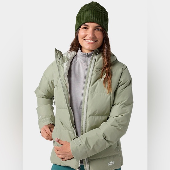 Stio Women's Colter WINDSTOPPER® Down Jacket - Sage Flats - Picture 2 of 8